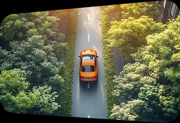 A person touching a car tire and checking its condition precisely